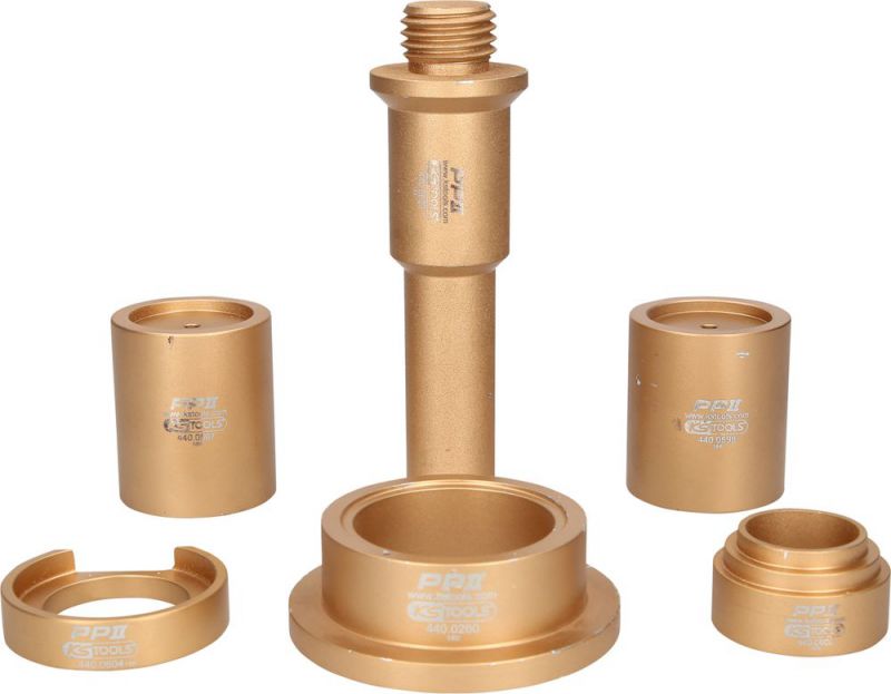 KS Tools Erweiterungssatz zum Auswechseln von Achsschenkelbolzen für Mercedes, 6-tlg - 440.0600