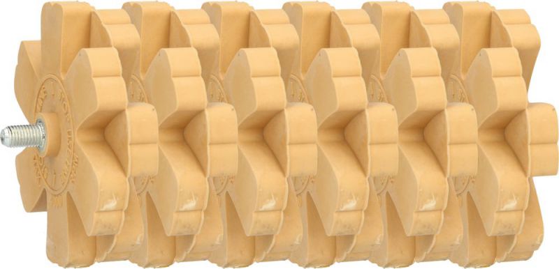 KS TOOLS Disque de ponçage avec lamelles, pack de 6 - 515.1368
