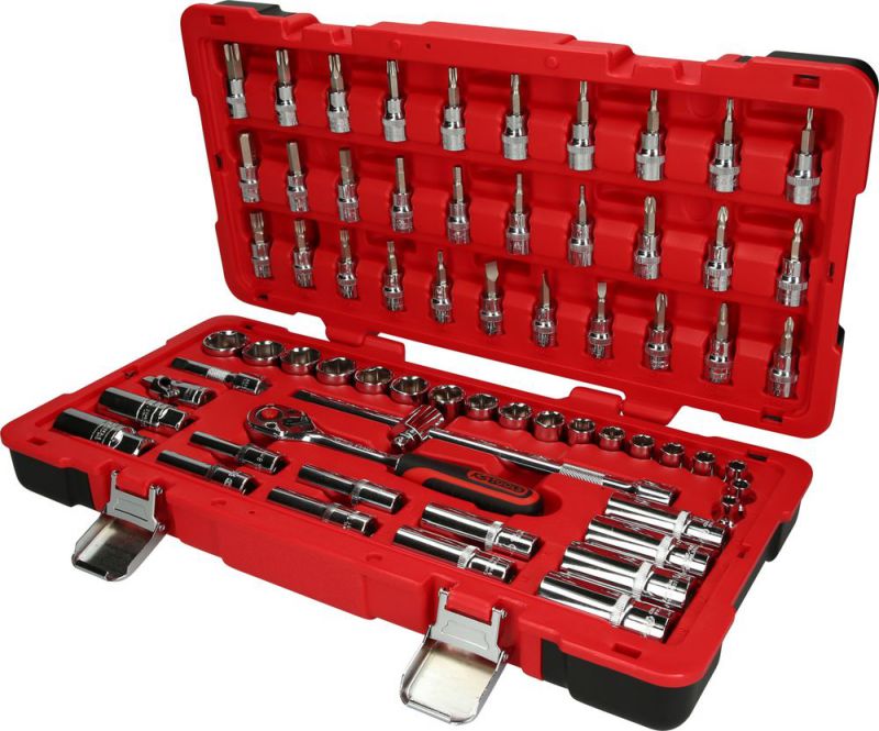KS Tools 3/8" CHROMEplus Steckschlüssel-Satz, 66-tlg - 958.0666