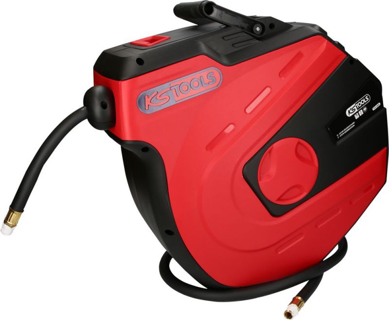 KS TOOLS Enrouleur avec tuyaur, Ø 13mm x 15m - 515.3445