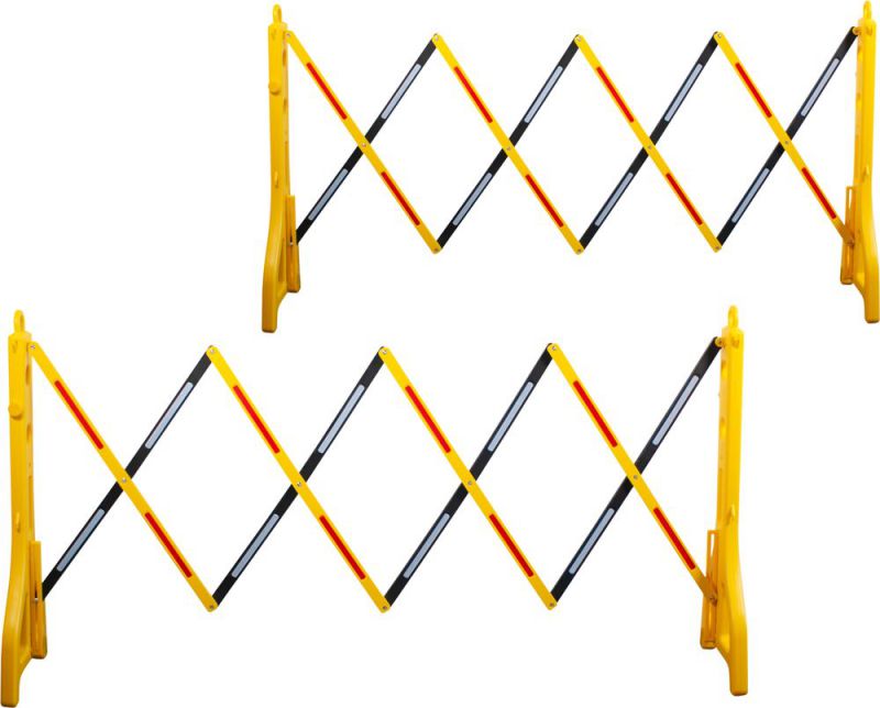 KS TOOLS Barrière extensible plastique, 240 - 2500 mm, 2 pcs - 117.1545
