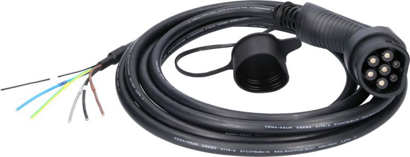 iphase, jusquà 11 kW, 16 A, 400 V, mode 3, 5 mètres - 117.7235