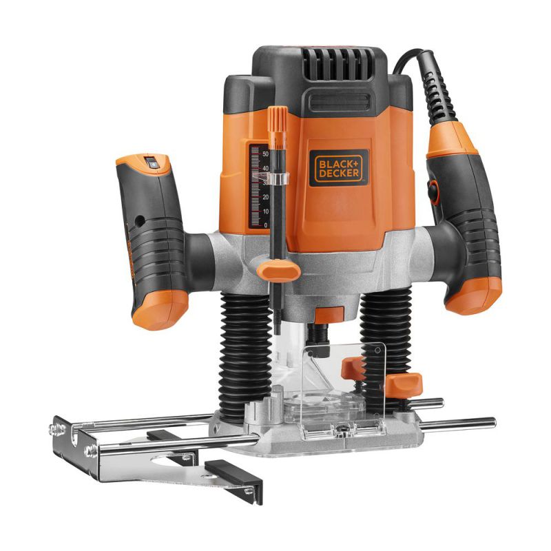 Black + Decker 1.200W Elektronik Oberfräse - KW1200E-QS
