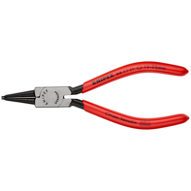 KNIPEX (44 11 J1 SB) Sicherungsringzange für Innenringe in Bohrungen mit Kunststoff überzogen schwarz atramentiert