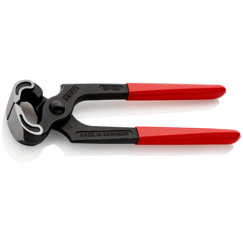 KNIPEX (50 01 180 SB) Kneifzange mit Kunststoff überzogen schwarz atramentiert