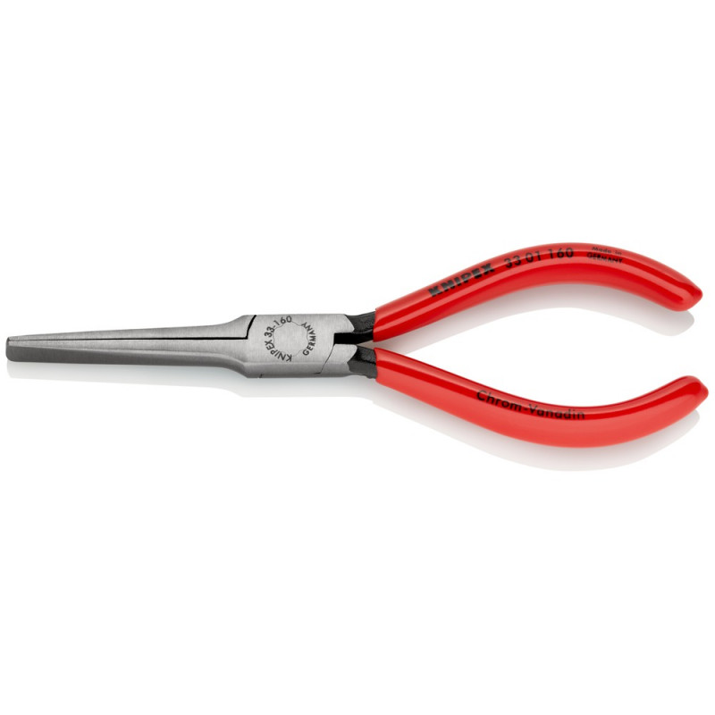 KNIPEX (33 01 160) Weberzange mit Kunststoff überzogen schwarz atramentiert