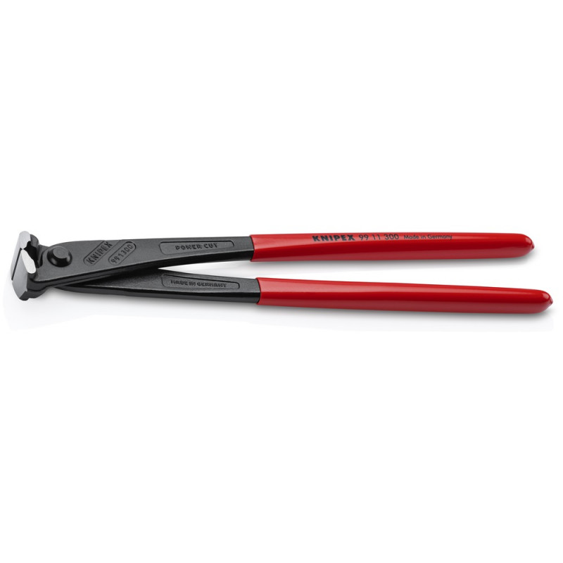 KNIPEX (99 11 300 SB) Kraft-Monierzange hochübersetzt mit Kunststoff überzogen schwarz atramentiert
