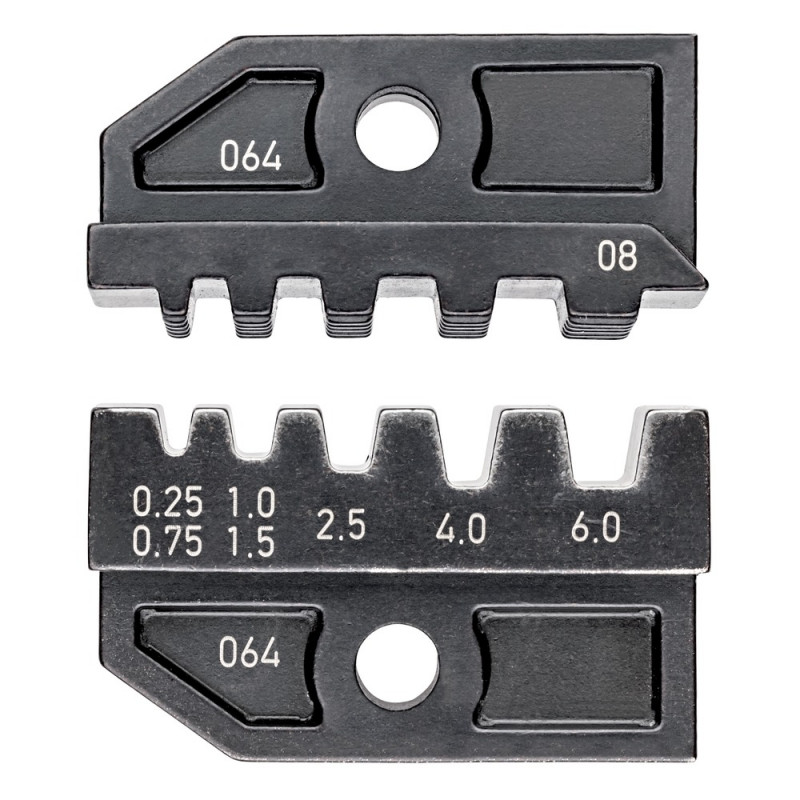 KNIPEX (97 49 08) Crimpeinsatz für isolierte + unisolierte Aderendhülsen