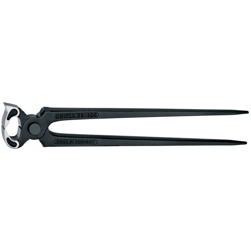 KNIPEX (55 00 300 SB) Hufbeschlagzange (Karosserieabreißzange) schwarz atramentiert
