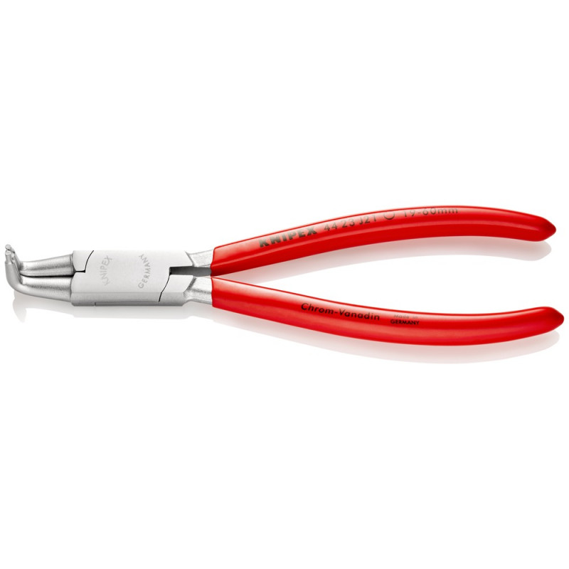 KNIPEX (44 23 J21) Sicherungsringzange für Innenringe in Bohrungen mit Kunststoff überzogen verchromt