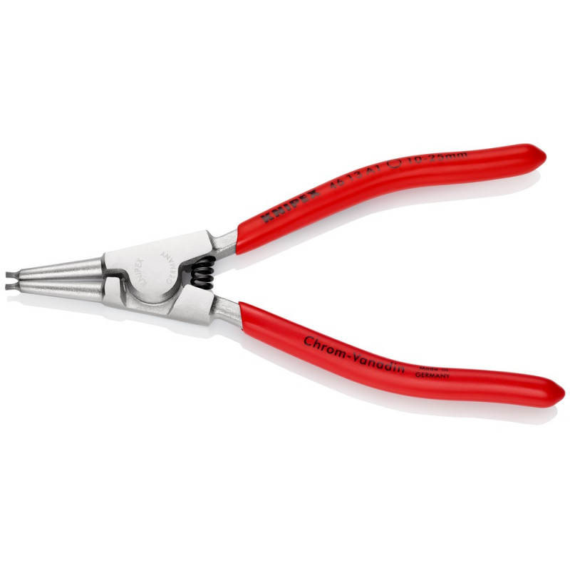 KNIPEX (46 13 A1) Sicherungsringzange für Außenringe auf Wellen mit Kunststoff überzogen verchromt