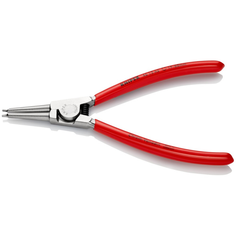 KNIPEX (46 13 A2) Sicherungsringzange für Außenringe auf Wellen mit Kunststoff überzogen verchromt