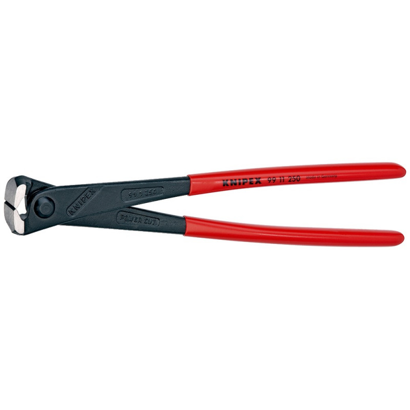 KNIPEX (99 11 250 SB) Kraft-Monierzange hochübersetzt mit Kunststoff überzogen schwarz atramentiert