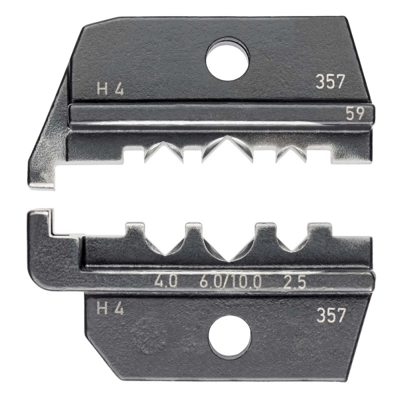 KNIPEX (97 49 59) Crimpeinsatz für Solar-Steckverbinder Helios H4 (Amphenol)