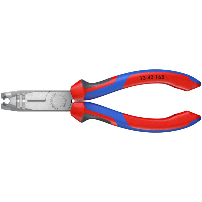 KNIPEX (13 42 165) Abmantelungszange mit Comfort-Griffen schwarz atramentiert