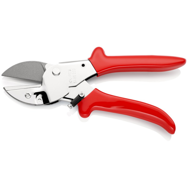 KNIPEX (94 55 200) Amboss-Schere mit Kunststoff-Hüllen verchromt