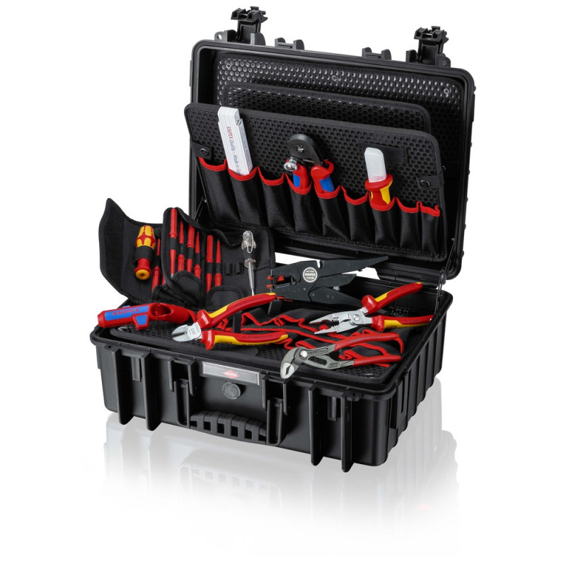 KNIPEX (00 21 35) Werkzeugkoffer "Robust23" Elektro 25-teilig