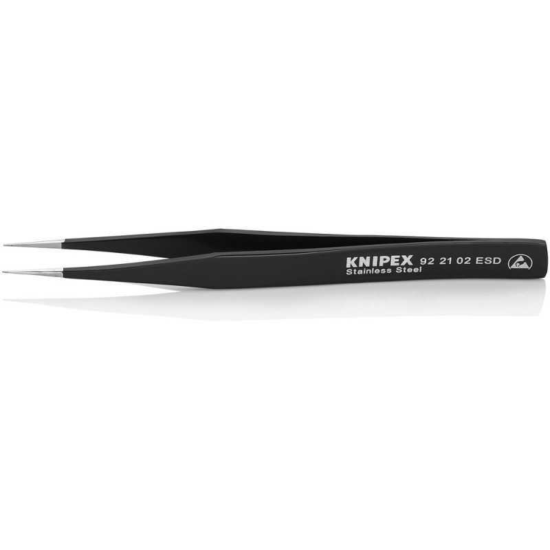 KNIPEX (92 21 02 ESD) Universalpinzette ESD Glatt