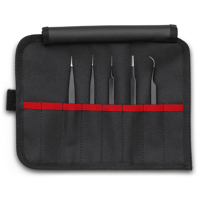KNIPEX (92 00 01 ESD) Universalpinzetten-Set ESD 5-teilig