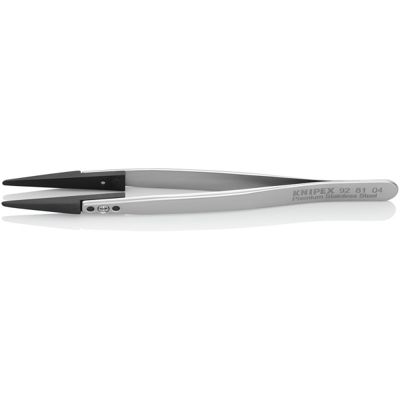 KNIPEX (92 81 04) Pinzette mit Wechselspitzen ESD Glatt