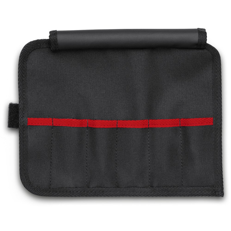 KNIPEX (00 19 92 V01 LE) Werkzeug-Rolltasche für isolierte Pinzetten 5 Fächer