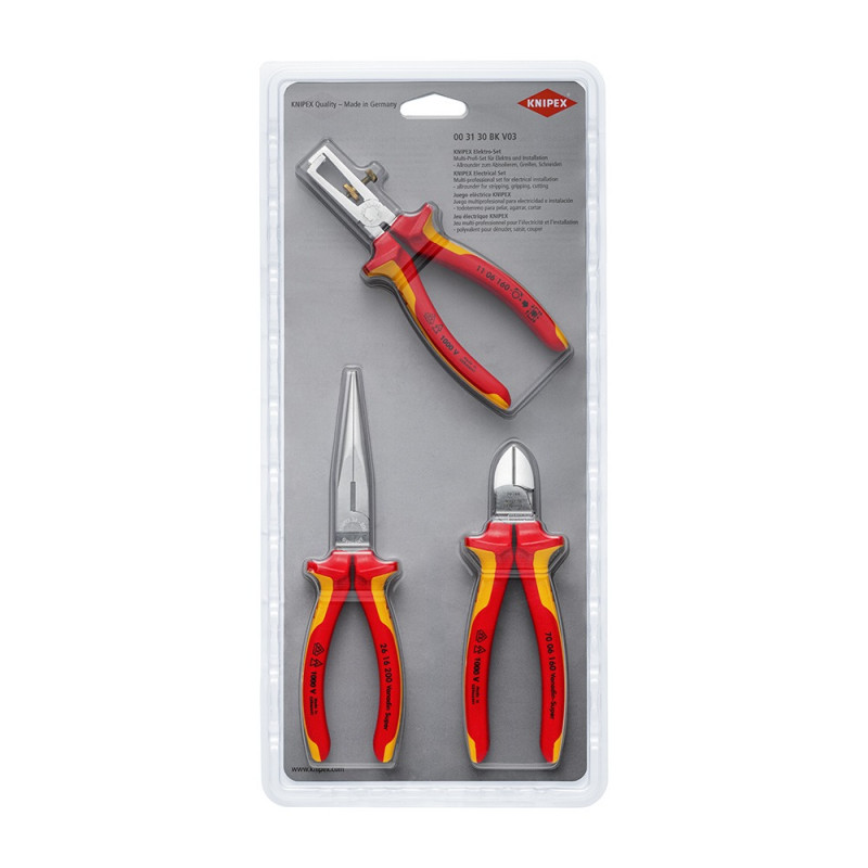 KNIPEX (00 31 30 BK V03) Elektro-Set