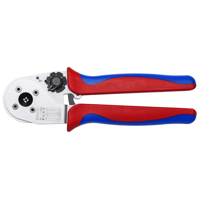 KNIPEX (97 52 67 DT) Vierdorncrimpzange für DT-Kontakte