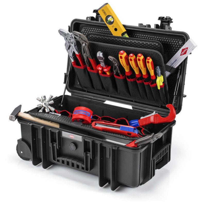 KNIPEX (00 21 33 S) Werkzeugkoffer "Robust26 Move" Sanitär 17-teilig