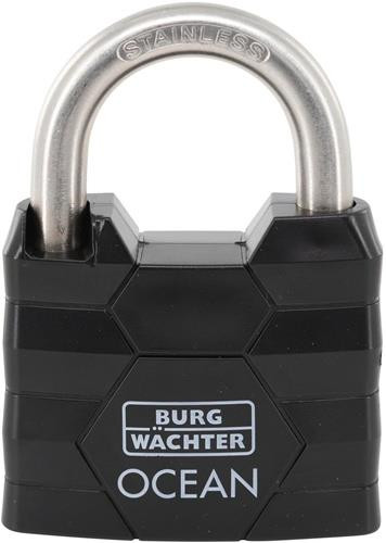 ASW Zylindervorhangschloss (Schlosskörperbreite 50 mm / Messing verschiedenschließend / Inhalt: 5 Stück) - 490 Ni 50