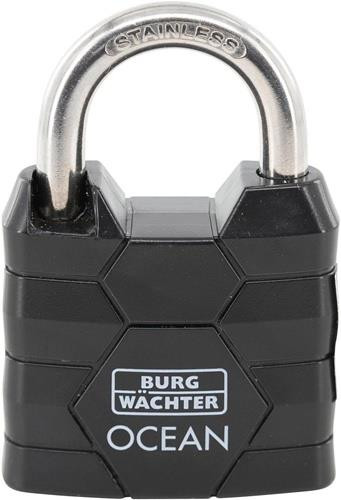 ASW Zylindervorhangschloss (Schlosskörperbreite 40 mm / Messing verschiedenschließend / Inhalt: 10 Stück) - 490 Ni 40