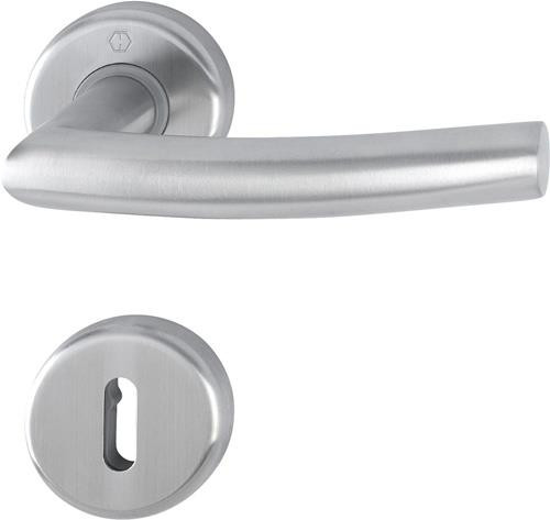 NW-HOPPE Rosettengarnitur (für Türstärke 37-42 mm / W-Form OB) - 12315898