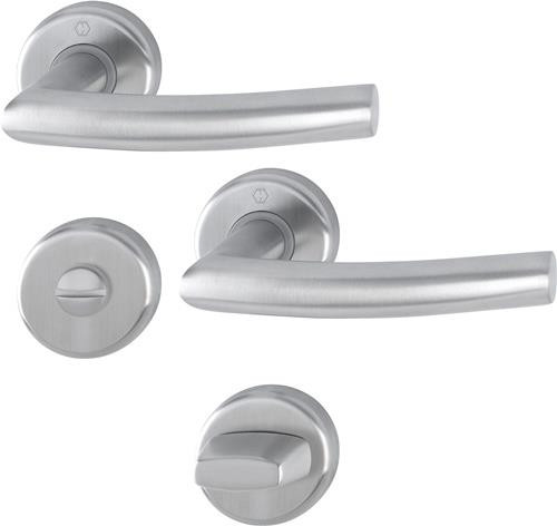 NW-HOPPE Rosettengarnitur (für Türstärke 37-42 mm / W-Form SK/OL) - 12315916