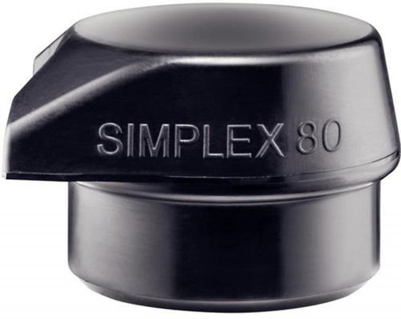Halder Schonhammerkopf (Kopfdurchmesser 80mm / Gummi schwarz m.Standfuss) - 3202.280