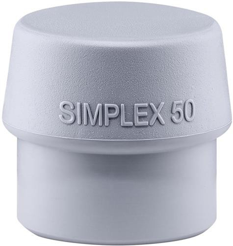 Halder Schonhammerkopf (Kopf-Ø 50 mm / TPE-mid grau mittelhart) - 3203.050