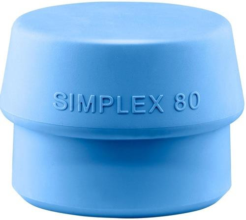 Halder Schonhammerkopf (Kopf-Ø 80 mm / TPE-soft blau weich) - 3201.080