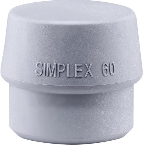 Halder Schonhammerkopf (Kopf-Ø 60 mm / TPE-mid grau mittelhart) - 3203.060