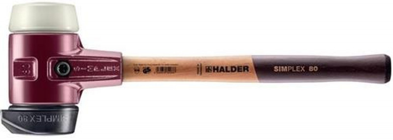 Halder Schonhammer (Länge 490 mm Kopf-Ø 80 mm / hart Holz mit Standfuß) - 3028.280