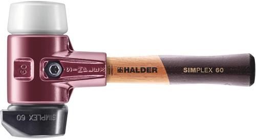 Halder Schonhammer (Länge 280 mm Kopf-Ø 60 mm / Holz Stiel: extra kurz) - 3027.262