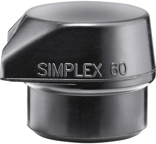 Halder Schonhammerkopf (Kopf-Ø 60 mm / Gummi schwarz mittelhart) - 3202.260