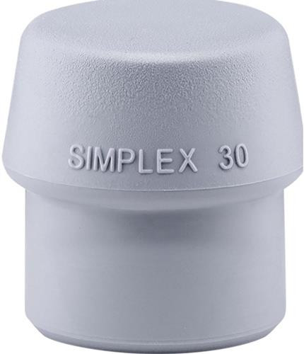 Halder Schonhammerkopf (Kopf-Ø 30 mm / TPE-mid grau mittelhart) - 3203.030
