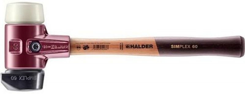 Halder Schonhammer (Länge 405 mm Kopf-Ø 60 mm / hart Holz mit Standfuß) - 3028.260