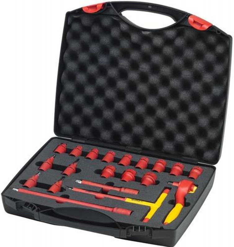 Wiha Ratschenschlüssel-Set (21-teilig 3/8 “ / 8-22 mm Außen-6kt. 4-8 mm Innen-6kt.) - 43023
