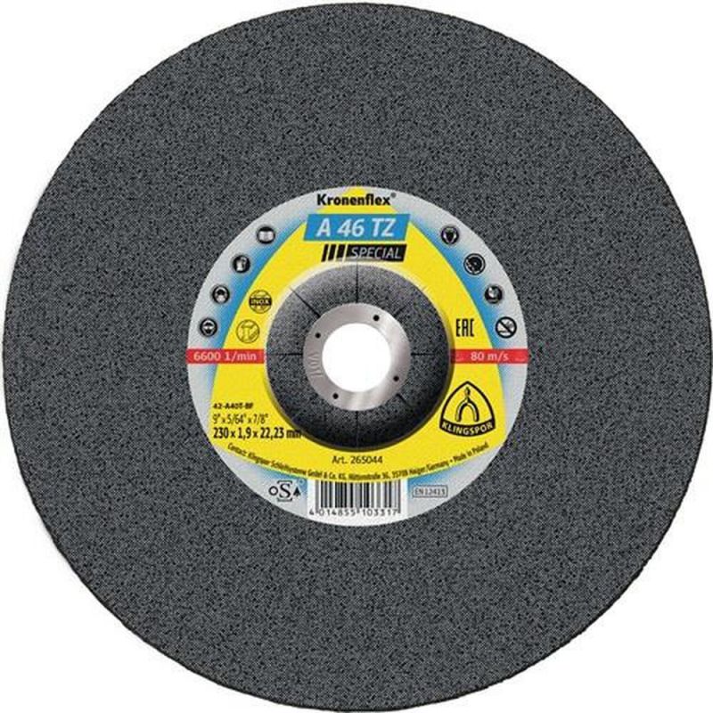 KLINGSPOR Trennscheibe (D230x1,9mm gekröpft / INOX / Inhalt: 25 Stück) - 265044