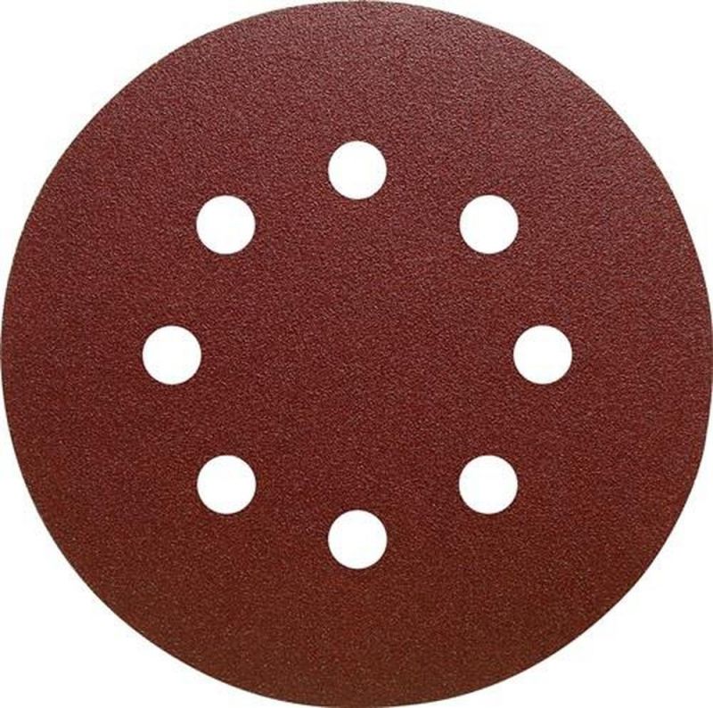 KLINGSPOR Haftschleifscheibe (GLS 5 125 mm Körnung 100 / für Holz / Metall Korund / Inhalt: 50 Stück) - 89491