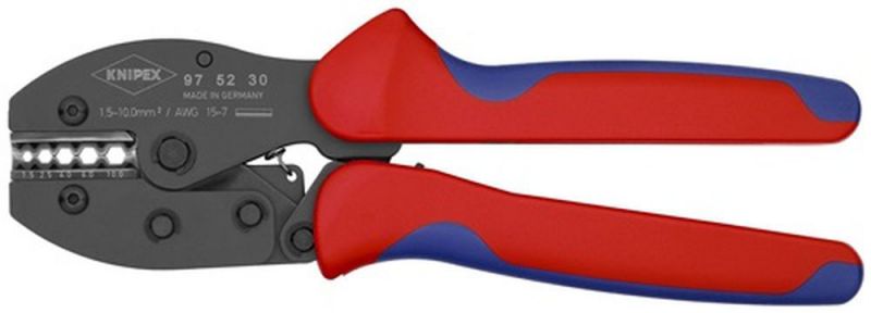 NW-KNIPEX Crimpzange (Länge 220 mm / 1,5 - 10 (AWG 15 - 11) mm² 477 g) - 97 52 30