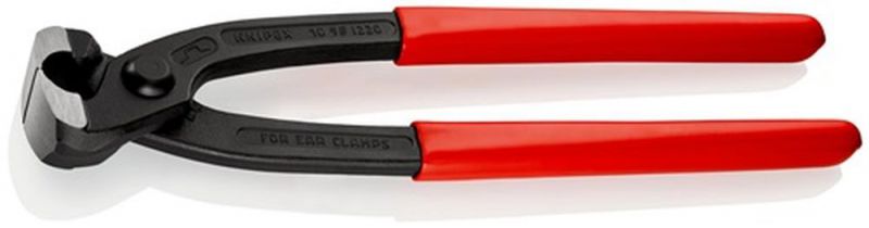 NW-KNIPEX Ohrklemmenzange (Gesamtlänge 220 mm / Kopf schwarz atramentiert) - 10 98 I220