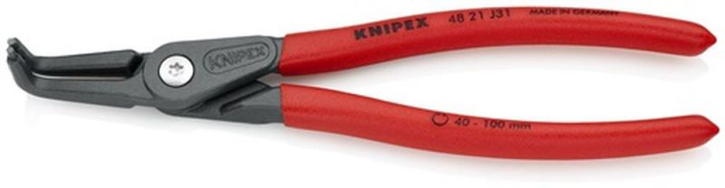 NW-KNIPEX Präzisionssicherungsringzange für Bohrungen Ø 40 - 100 mm - 48 21 J31