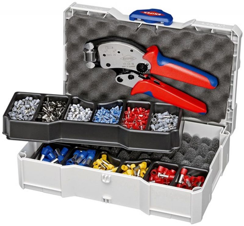 NW-KNIPEX Aderendhülsensortiment 1191-teilig 0,5 - 16 mm² - 97 90 13