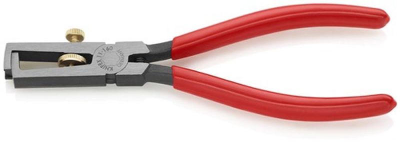NW-KNIPEX Abisolierzange (Länge 160 mm / poliert Kunststoffüberzug) - 11 01 160