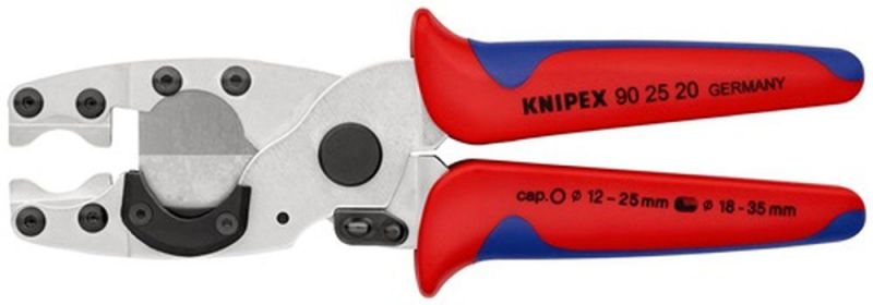 NW-KNIPEX Rohrschneider (für Rohre Ø 12-25 / 18-35 mm / Länge 210 mm Chrom-Vanadin-Elektrostahl) - 90 25 20